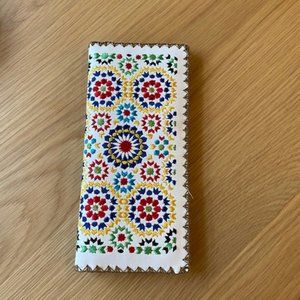 LAVISHY Embroidered Vegan Leather Wallet